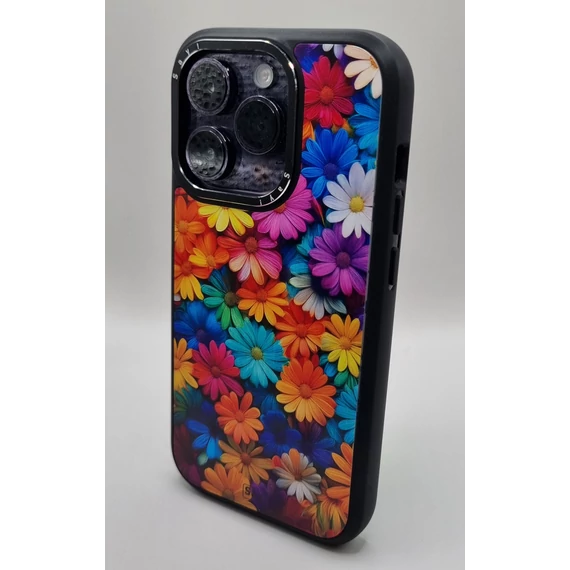 iPhone fekete tok, marguerite