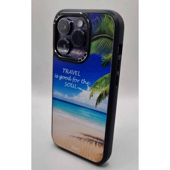iPhone fekete tok, Travel is good for the soul