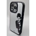 Kép 1/3 - iPhone fekete tok, Charlie Chaplin