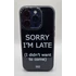 Kép 2/3 - iPhone fekete epoxy tok