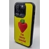 Kép 1/3 - iPhone fekete tok, Strawberry