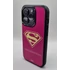 Kép 1/3 - iPhone fekete tok, Superwoman