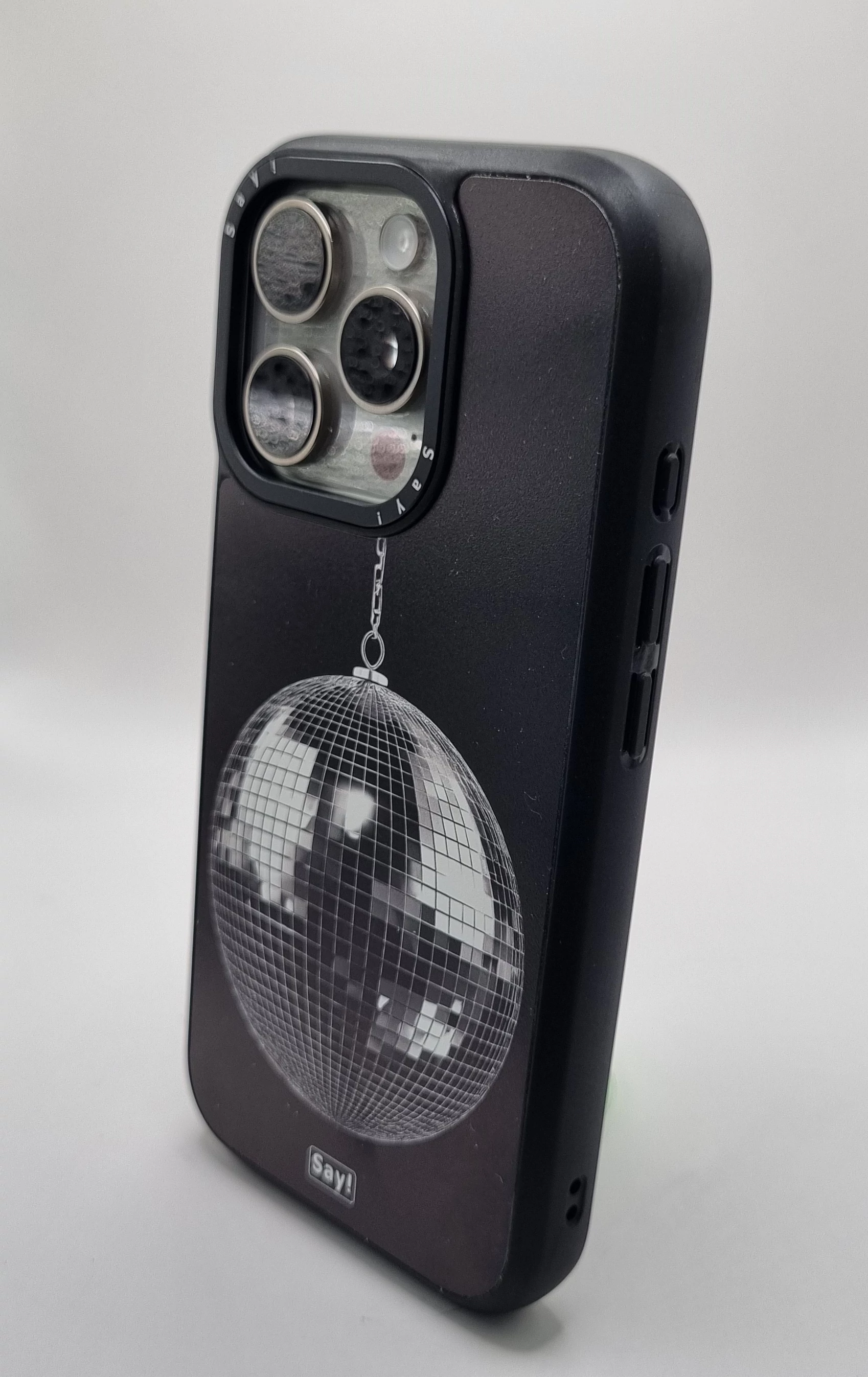 iPhone fekete tok - Disco ball - 13